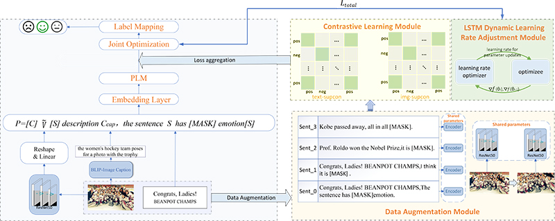 The overall framework of the DACL-FMSA model