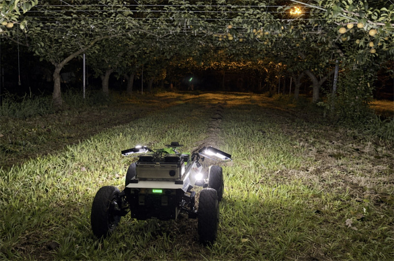 UGV with LiDAR-camera fusion system