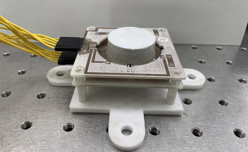 Prototype optical tactile force sensor