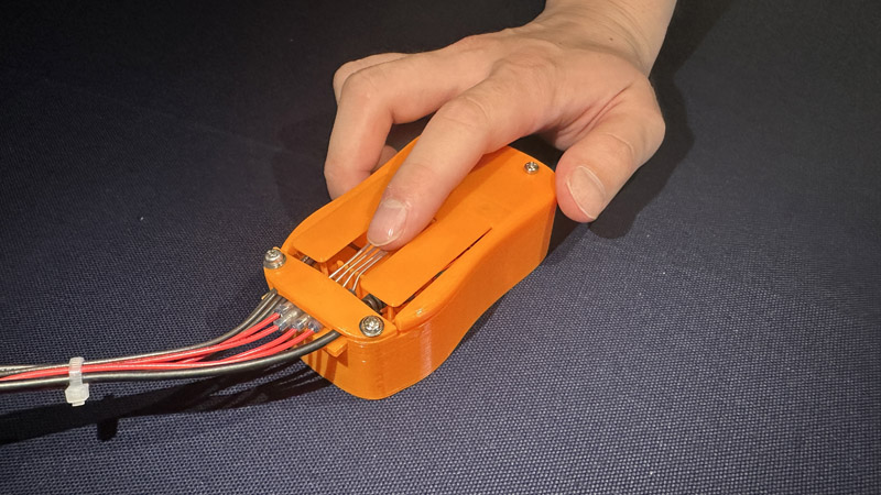 Tactile perception through the SVA-M