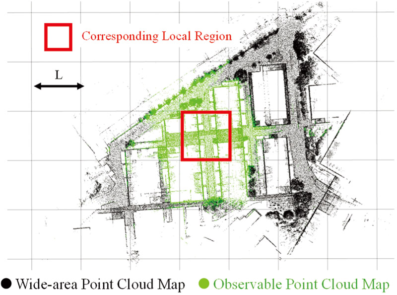 Observable point cloud map