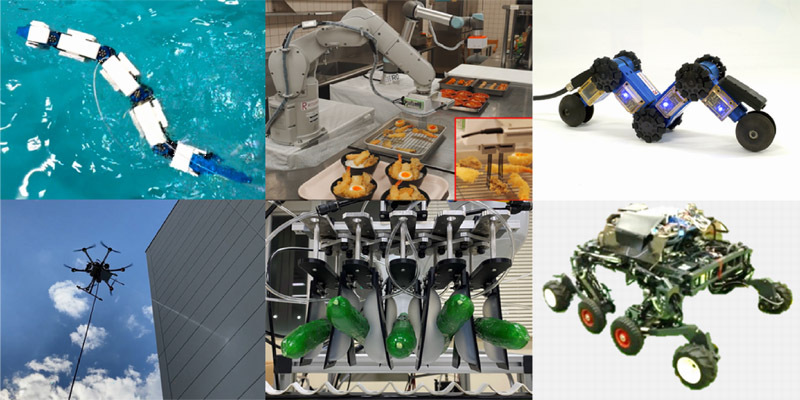 Robots developed at Ritsumeikan University Robotics Research Center