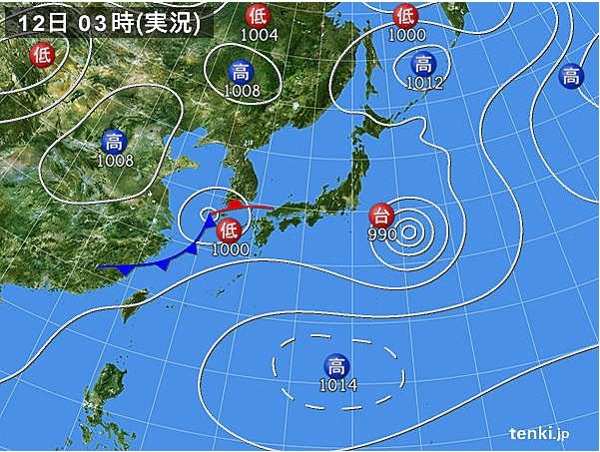 Tropical route prediction algorithm