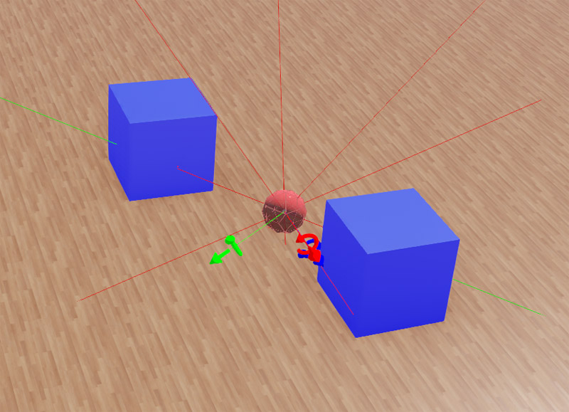 Obstacle detection by a spherical robot