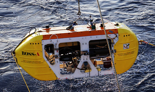Autonomous Underwater Vehicle “BOSS-A” for Acoustic and Visual Survey of Manganese Crusts