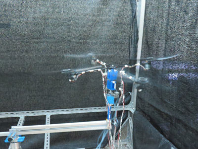 Quadcopter for repeated control verification