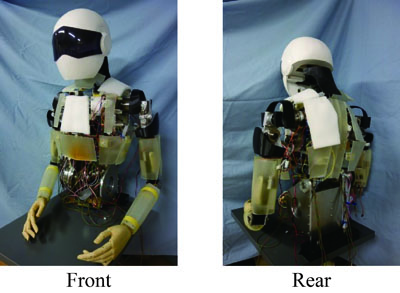 Dummy robot with exterior deformation mechanism