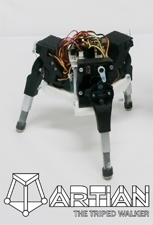 The tripedal robot “Martian petit”