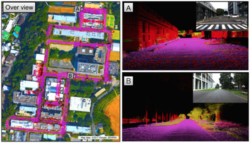 3D map with geometric and semantic information