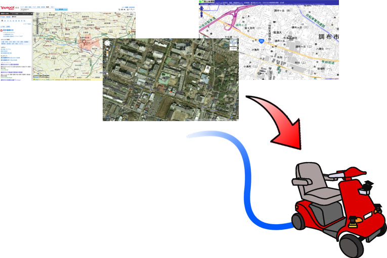 Mobile robot navigation without prior teaching run