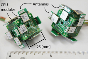 Small rovers equipped with twelve antennas