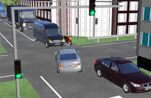 Proactive braking assistance in intersection