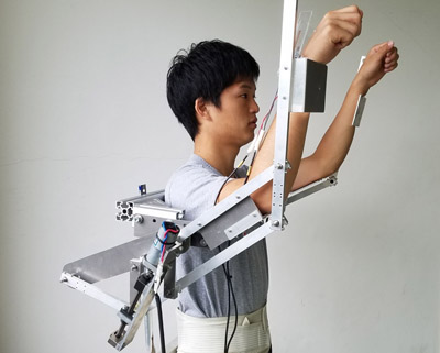 Developed upper-limb power assist machine