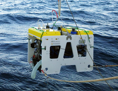 Hovering type autonomous underwater vehicle Tuna-Sand2