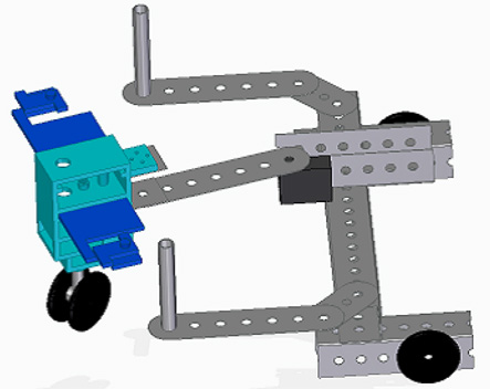 Image of 1-DOF swing motion propulsion mechanism