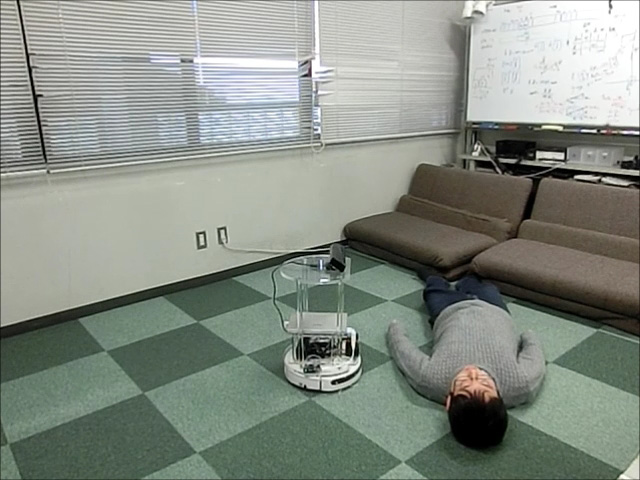 Respiration measuring robot