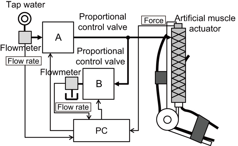 Water-hydraulic exoskeleton system