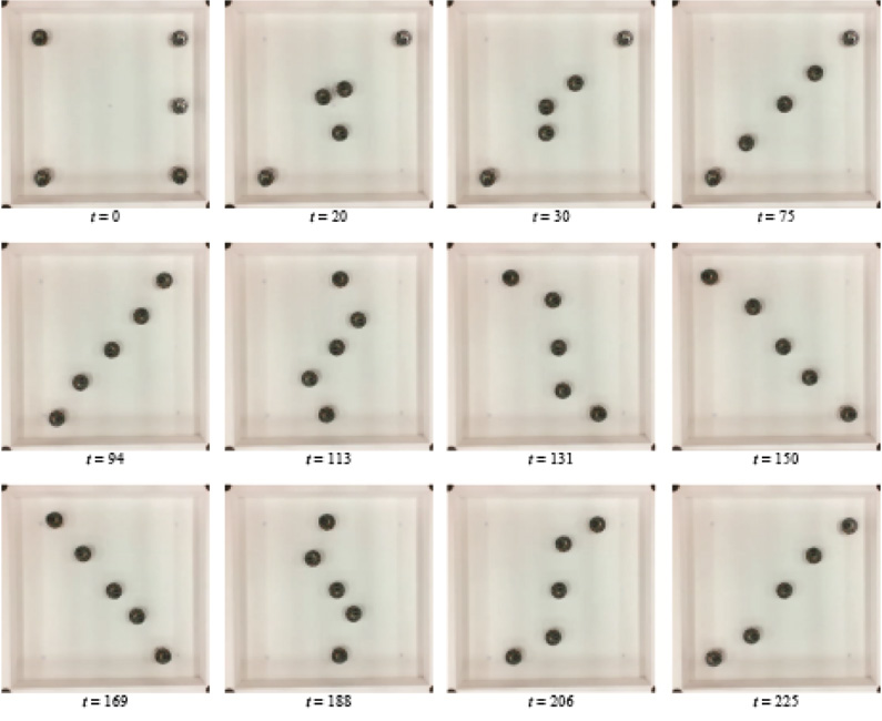 Increasing and maintaining the network connectivity by mobile robots