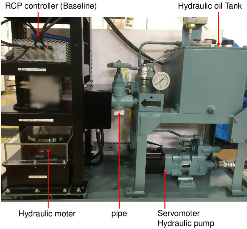 Hydraulic motor control system for MBD education