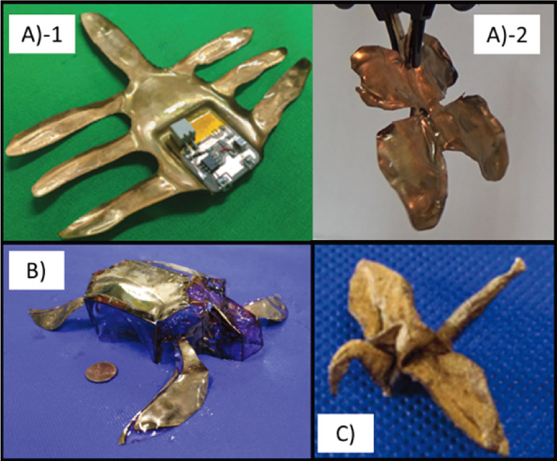Three-Dimensional Ion Polymer–Metal Composite Soft Robots