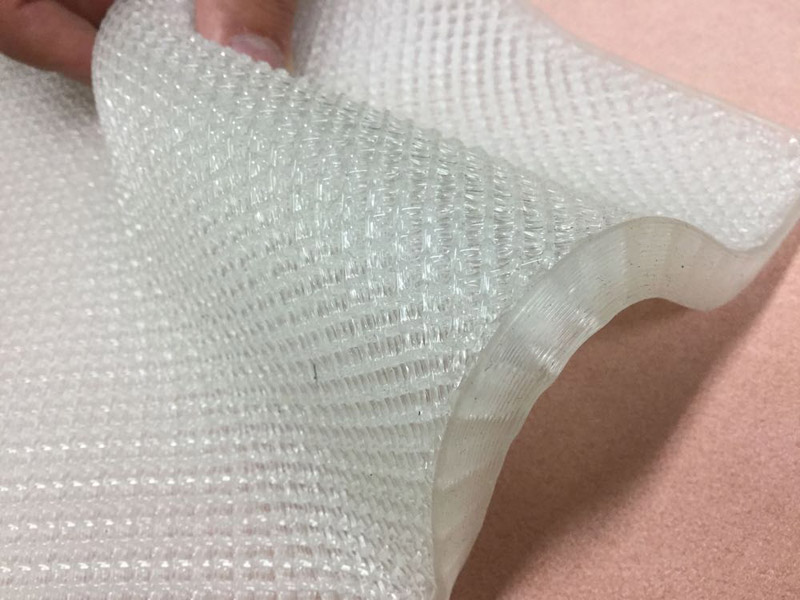 3D-printed soft gel cushion