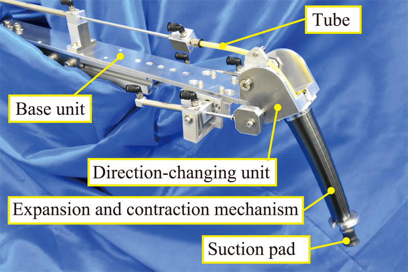 Appearance of the developed end effector