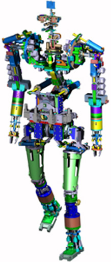 The new hydraulic leg for HYDROïD robot