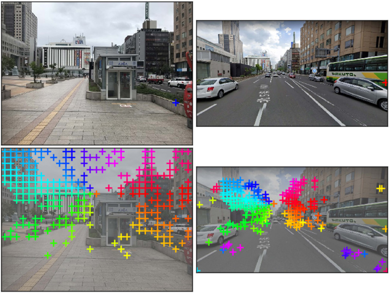 Self-Localization of the Autonomous Robot for View-Based Navigation Using Street View Images