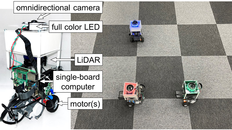 Development of Experimental Multi-Robot System for Network Connectivity Controls