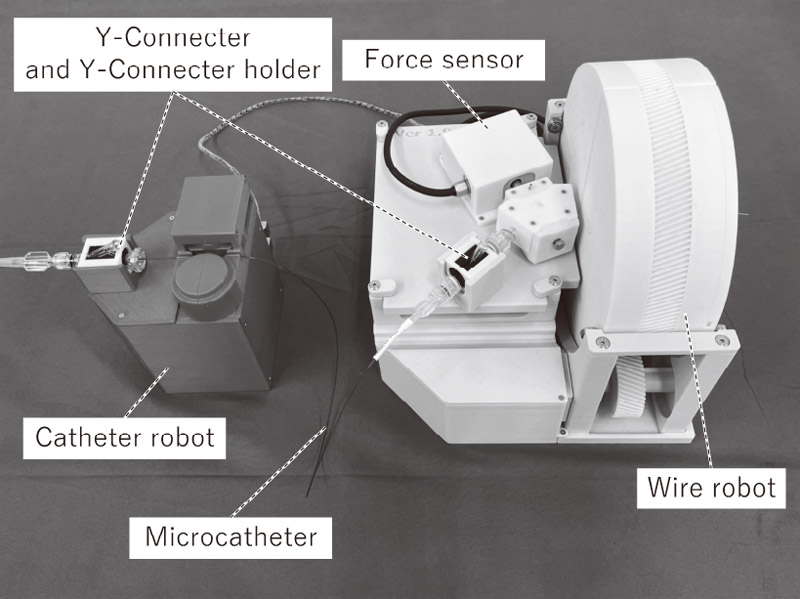 Neuroendovascular intervention support robot