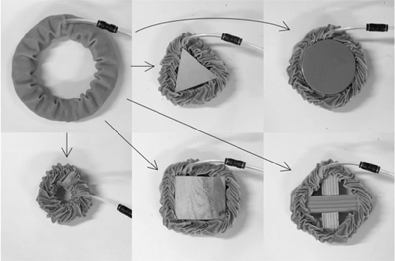 Wrapping Objects with an Automatic Contraction Ring