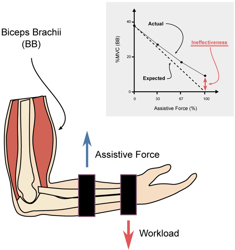 Ineffectiveness of assistive forces