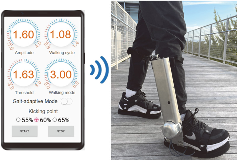 Ankle assistive robot with instantly gait-adaptive method