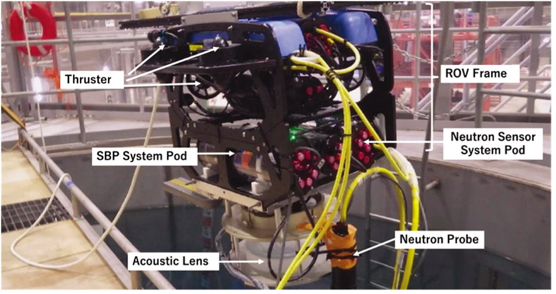 Picture of ROV integrated with multiple sensors