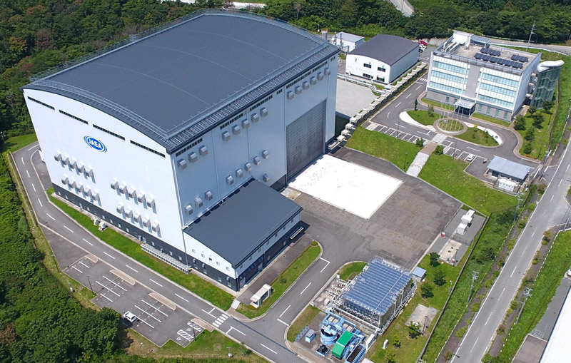 Overall view of Naraha Center for Remote Control Technology Development