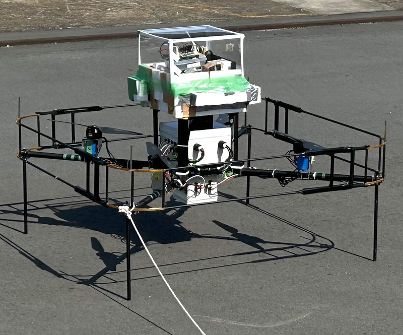 We researched water-air multicopter