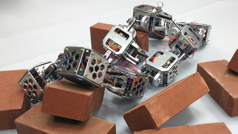 WORMESH-I: a prototype flatworm-like robot