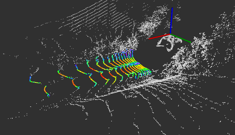 Drivable area detection on unpaved road