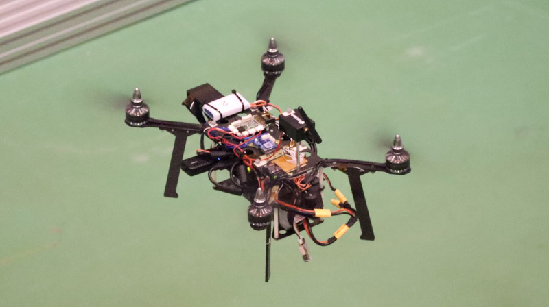Indoor autonomous flying drone