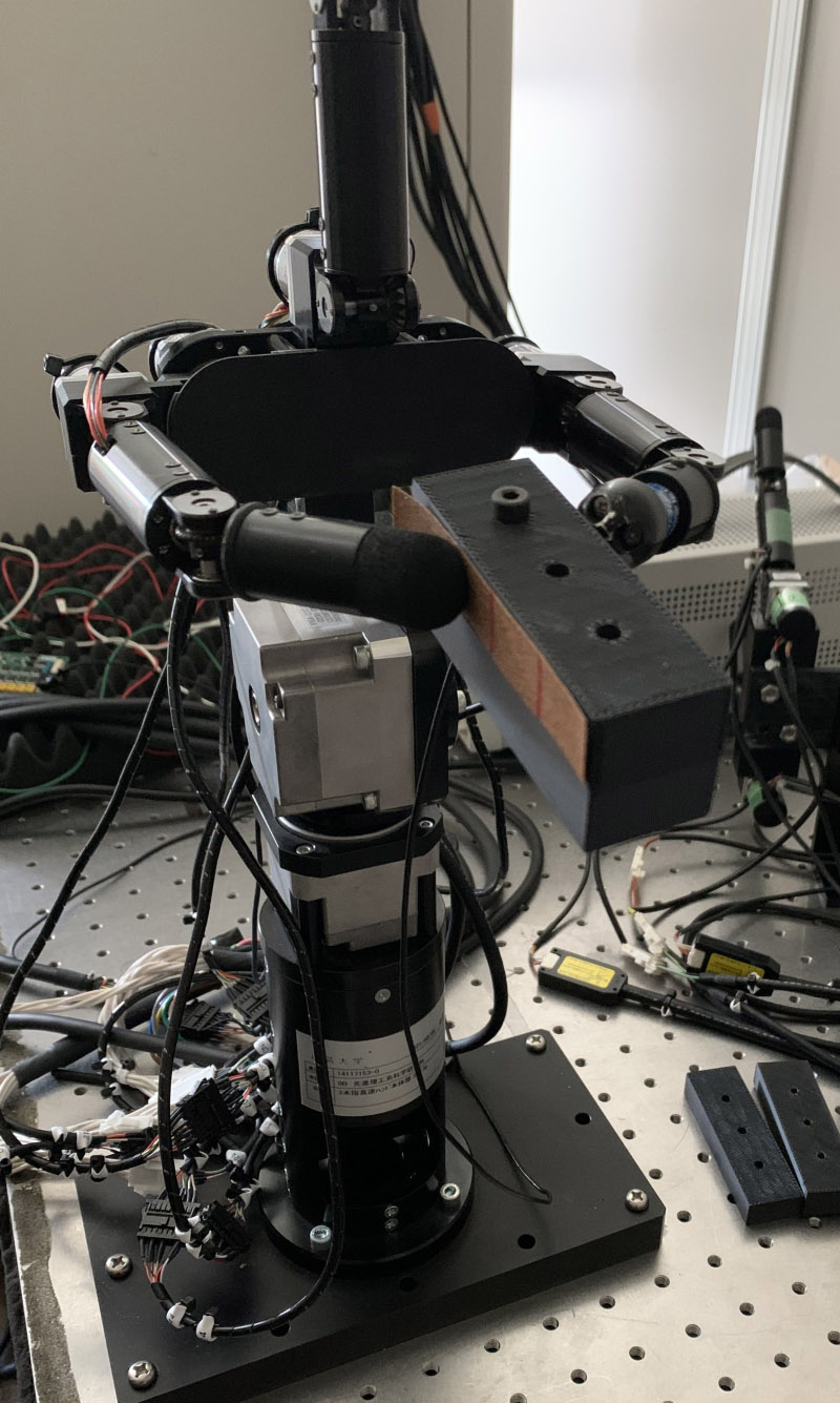 Image of inspection system using robot hand
