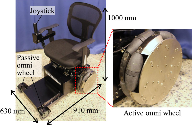 Omnidirectional vehicle and belt-driven AOWs